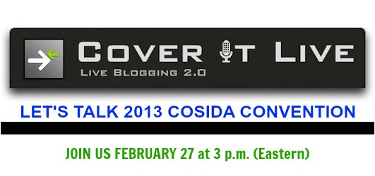 CoverItLive blog: Let's talk 2013 CoSIDA Orlando Convention